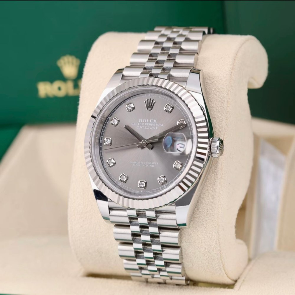 DATEJUST 41 | Slate Diamond Dial Jubilee 126334 (SOLD OUT) - Prestige Watches AU
