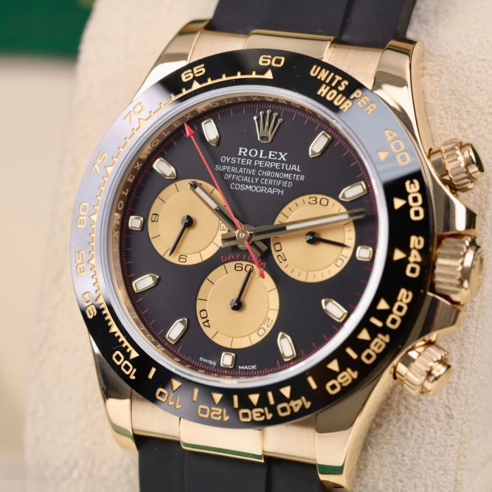DAYTONA | Yellow Gold Black Dial Oysterflex 116518LN (SOLD OUT) - Prestige Watches AU