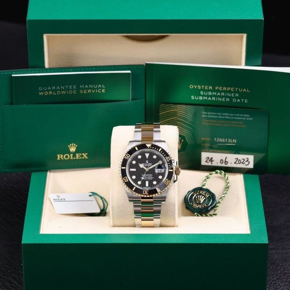 Rolex Submariner Date “Two - Tone Black Sub” – Ref. 126613LN | 2023 Full Set - Prestige Watches AU