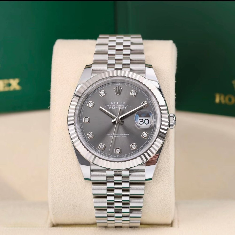 DATEJUST 41 | Slate Diamond Dial Jubilee 126334 （SOLD OUT) - Prestige Watches AU
