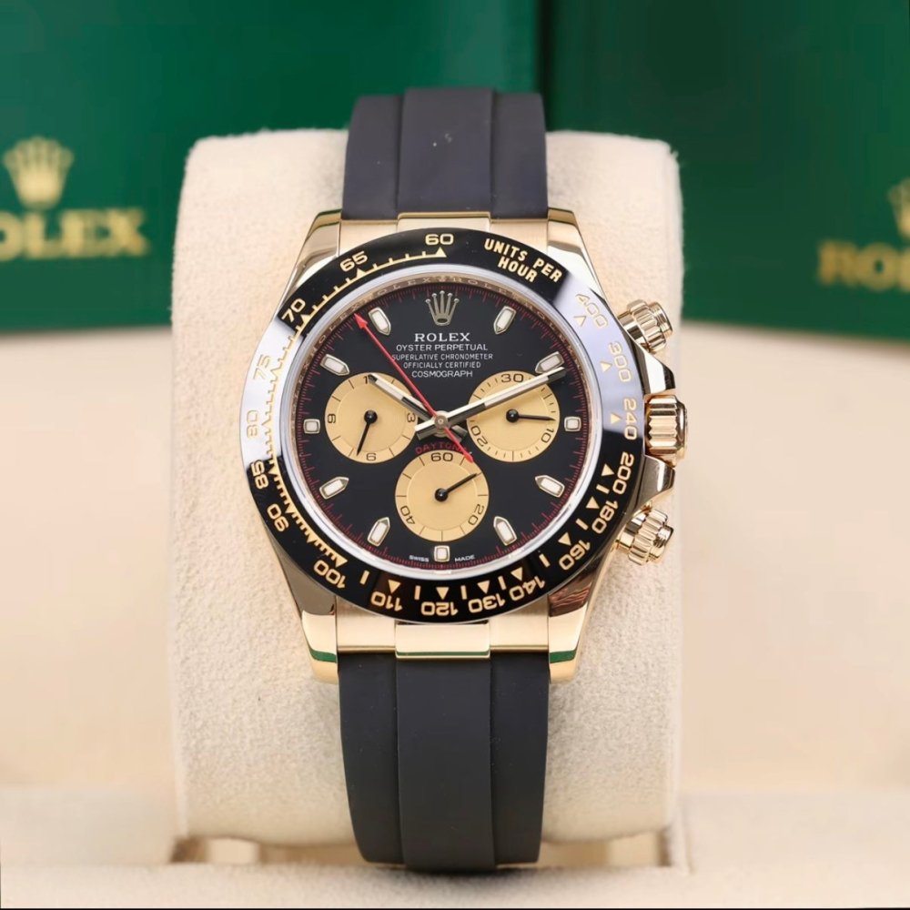 DAYTONA | Yellow Gold Black Dial Oysterflex 116518LN （SOLD OUT) - Prestige Watches AU