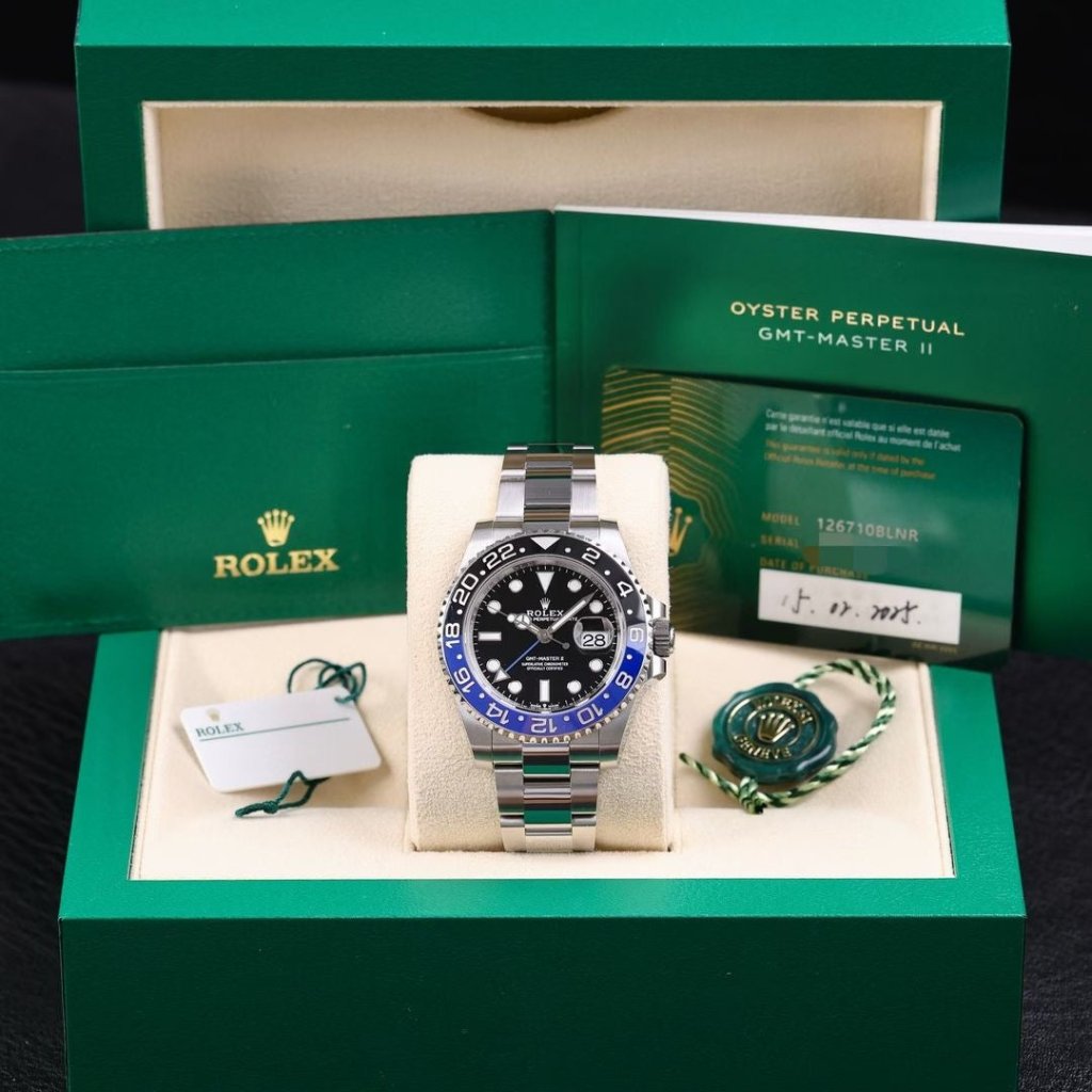 Rolex GMT - Master II “Batman” – Ref. 126710BLNR (2025 Full Set) - Prestige Watches AU